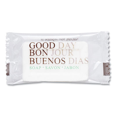 Good Day™ Amenity Bar Soap, Pleasant Scent, # 1/2, Individually Wrapped Bar, 1,000/Carton OrdermeInc OrdermeInc