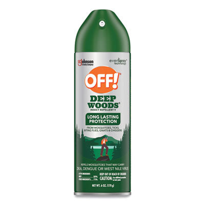 OFF!® Deep Woods Insect Repellent, 6 oz Aerosol Spray - OrdermeInc