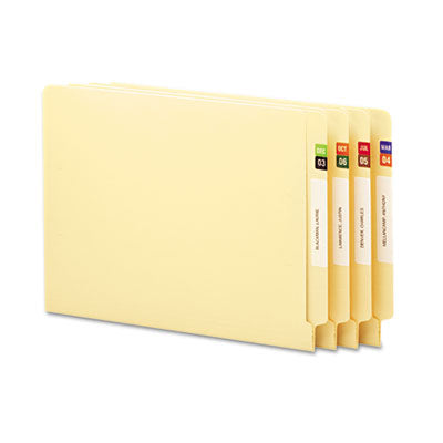 Monthly End Tab File Folder Labels, JAN-DEC, 0.5 x 1, Assorted, 25/Sheet, 120 Sheets/Box OrdermeInc OrdermeInc