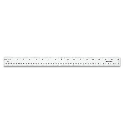 Clear Flexible Acrylic Ruler, Standard/Metric, 18" Long, Clear OrdermeInc OrdermeInc
