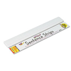 TREND ENTERPRISES, INC. Wipe-Off Sentence Strips, 24 x 3, White, 30/Pack - OrdermeInc