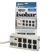 Isobar Surge Protector, 8 AC Outlets, 12 ft Cord, 3,840 J, Light Gray OrdermeInc OrdermeInc