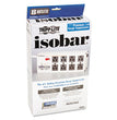 Isobar Surge Protector, 8 AC Outlets, 12 ft Cord, 3,840 J, Light Gray OrdermeInc OrdermeInc