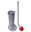 Unger® Ergo Toilet Bowl Brush Complete: Wand, Brush Holder and Two Heads, Gray OrdermeInc OrdermeInc