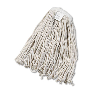 Cut-End Wet Mop Head, Cotton, White, #20, 12/Carton OrdermeInc OrdermeInc