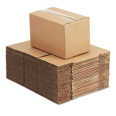 Fixed-Depth Corrugated Shipping Boxes, Regular Slotted Container (RSC), 6" x 10" x 6", Brown Kraft, 25/Bundle OrdermeInc OrdermeInc
