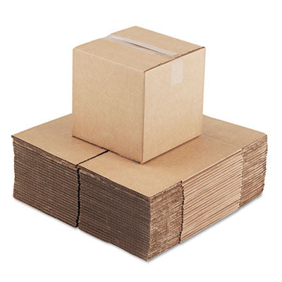 Universal® Cubed Fixed-Depth Corrugated Shipping Boxes, Regular Slotted Container (RSC), Large, 10" x 10" x 10", Brown Kraft, 25/Bundle OrdermeInc OrdermeInc