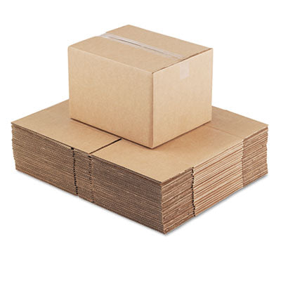 Fixed-Depth Corrugated Shipping Boxes, Regular Slotted Container (RSC), 12" x 15" x 10", Brown Kraft, 25/Bundle OrdermeInc OrdermeInc