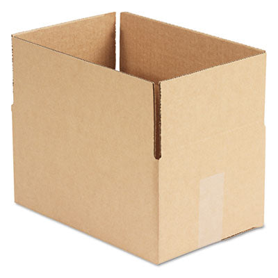 Fixed-Depth Corrugated Shipping Boxes, Regular Slotted Container (RSC), 8" x 12" x 6", Brown Kraft, 25/Bundle OrdermeInc OrdermeInc