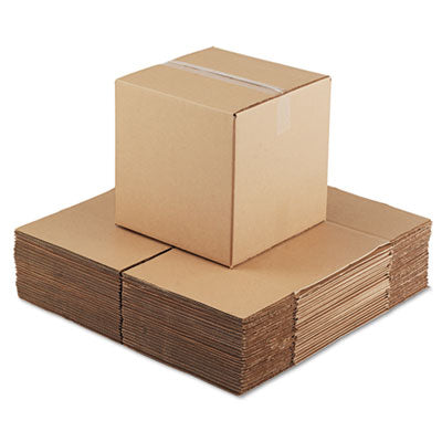 Cubed Fixed-Depth Corrugated Shipping Boxes, Regular Slotted Container (RSC), 14" x 14" x 14", Brown Kraft, 25/Bundle OrdermeInc OrdermeInc