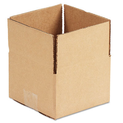 Fixed-Depth Corrugated Shipping Boxes, Regular Slotted Container (RSC), 6" x 6" x 4", Brown Kraft, 25/Bundle OrdermeInc OrdermeInc