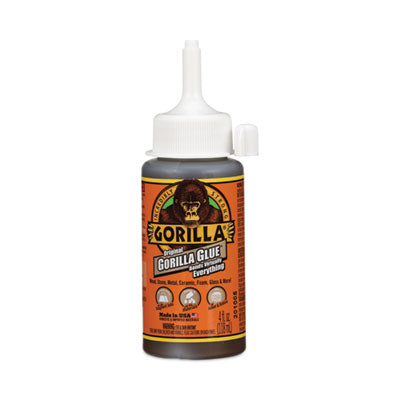 Gorilla® Original Formula Glue, 4 oz, Dries Light Brown - OrdermeInc