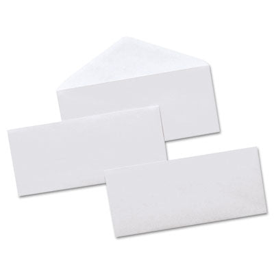 Universal® Open-Side Security Tint Business Envelope, #10, Monarch Flap, Gummed Closure, 4.13 x 9.5, White, 500/Box OrdermeInc OrdermeInc