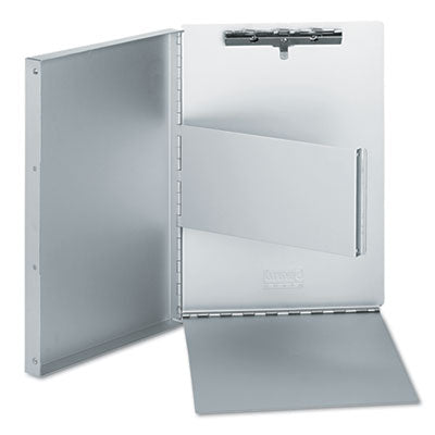 Universal® Deluxe Aluminum Document Box, 0.4" Clip Capacity, Holds 8.5 x 11 Sheets, Aluminum OrdermeInc OrdermeInc