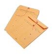 Universal® Light Brown Kraft String/Button Interoffice Envelope, #97, Two-Sided Five-Column Format, 10 x 13, Light Brown Kraft, 100/Box OrdermeInc OrdermeInc