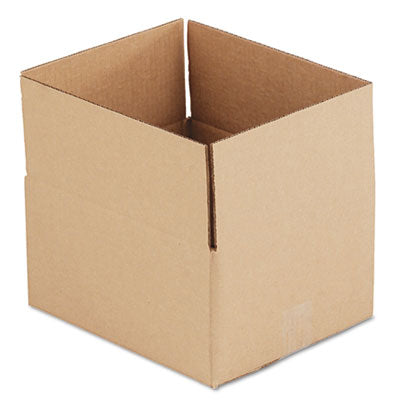 Fixed-Depth Corrugated Shipping Boxes, Regular Slotted Container (RSC), 10" x 12" x 6", Brown Kraft, 25/Bundle OrdermeInc OrdermeInc