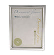 Plastic Document Frame, for 8.5 x 11, Easel Back, Metallic Silver OrdermeInc OrdermeInc