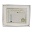 Plastic Document Frame with Mat, 11 x 14 and 8.5 x 11 Inserts, Metallic Silver OrdermeInc OrdermeInc
