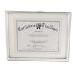 Plastic Document Frame with Mat, 11 x 14 and 8.5 x 11 Inserts, Metallic Silver OrdermeInc OrdermeInc