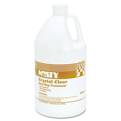 ZEP INC. Dust Mop Treatment, Attracts Dirt, Non-Oily, Grapefruit Scent, 1gal, 4/Carton