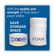 Dixie® Paper Dinnerware, Plates, White, 8.5" dia, 125/Pack OrdermeInc OrdermeInc