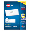 Easy Peel White Address Labels w/ Sure Feed Technology, Inkjet Printers, 1.33 x 4, White, 14/Sheet, 100 Sheets/Box OrdermeInc OrdermeInc