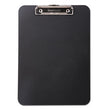 Unbreakable Recycled Clipboard, 0.5" Clip Capacity, Holds 8.5 x 11 Sheets, Black OrdermeInc OrdermeInc