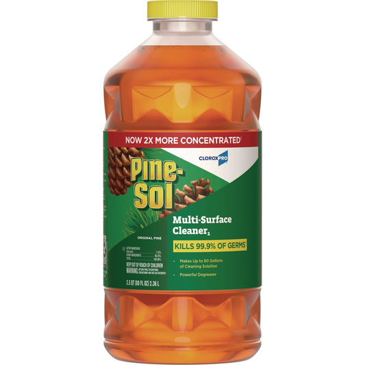 Clorox®Pro Multi-Surface Cleaner Disinfectant Concentrated, Original Pine, 80 oz Bottle - OrderMe